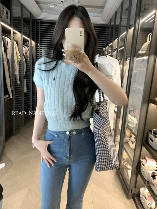 Read Nameless /蓝色小拉细纱浣熊绒短袖 2025/4/5 商品图2