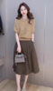 轻熟风冰丝针织衫半身裙，时尚气质显瘦薄两件套YY220801 商品缩略图0