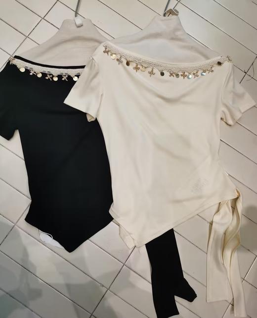 【门店同款】ENJOY夏季度假风侧绑带上衣 162272383 商品图0