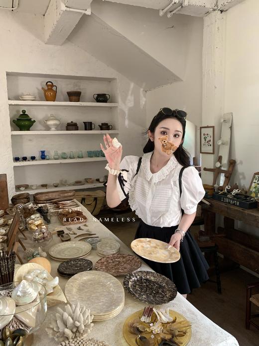 Read Nameless /法式娃娃衬衫短袖+黑色经典伞裙裙裤 2025/4/5 商品图4