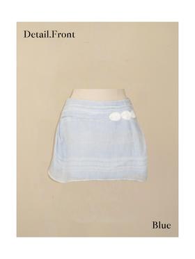 “大小姐系列”玫瑰棉麻半裙