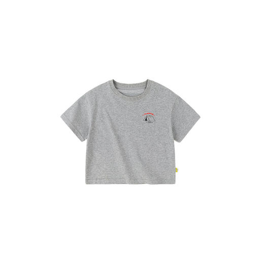 嘟嘟家女童短袖t恤夏装露营风宝宝体恤夏季婴儿上衣童装男童衣服 商品图4