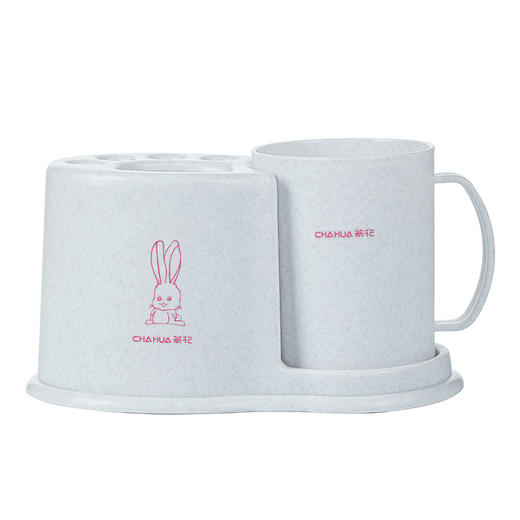 茶花浴室多用牙刷架 商品图6