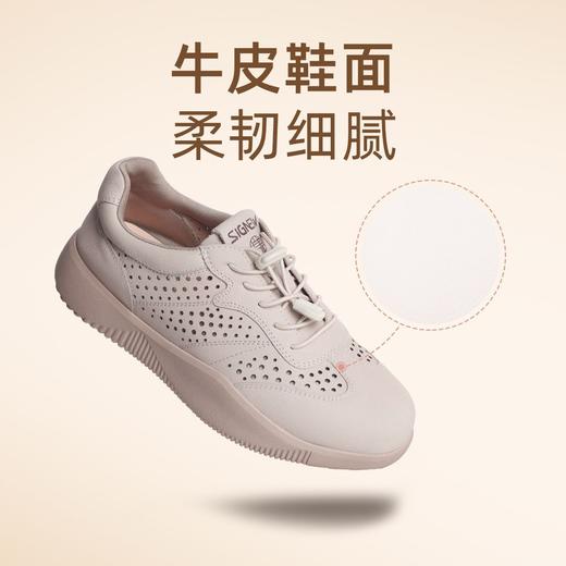 信诺真皮软底透气舒适女鞋2025年春夏季新款休闲旅游防磨脚妈妈鞋5C5706-8 商品图1