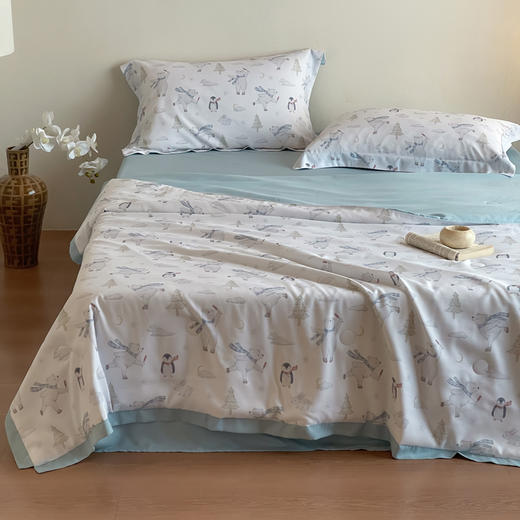 【清仓特惠】自然醒精粹莱赛尔数码印花夏被空调被凉感单人可机洗被子夏凉被双人TD（不参与优惠券） 商品图6