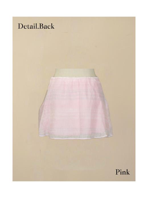 “大小姐系列”玫瑰棉麻半裙 商品图3