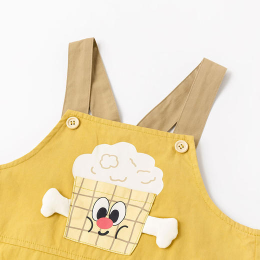 嘟嘟家宝宝夏款套装男宝短袖背带裤两件套夏季新款女童卡通童装 商品图3