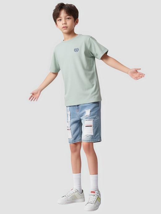 佐丹奴童装25年新款液氨纯棉T恤衫03025802 商品图4