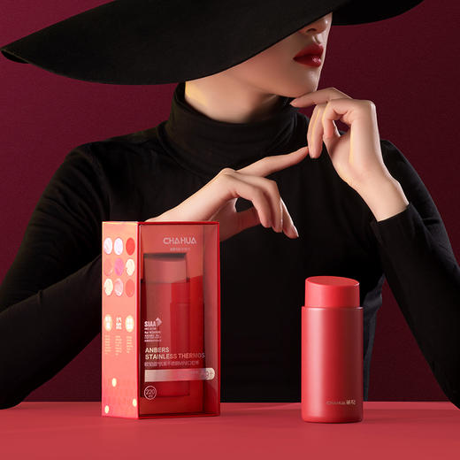 茶花欧铂兹不锈钢保温杯053022 商品图6