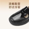 信诺真皮厚底粗跟英伦风乐福鞋2025年春季新款软底女鞋一脚蹬单鞋X5C009-61 商品缩略图2