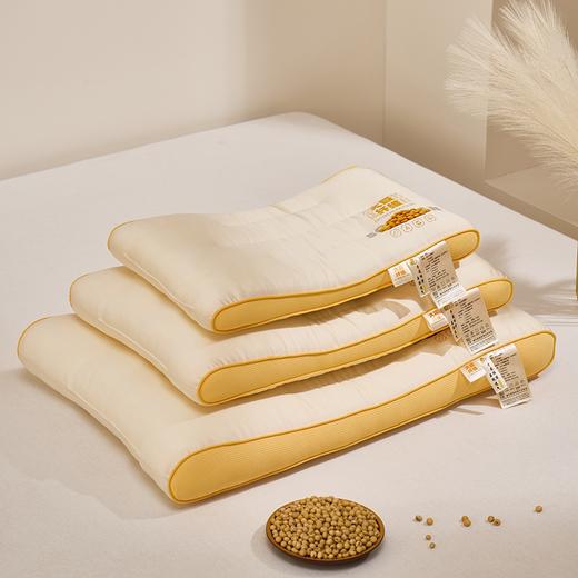 自然醒A类大豆纤维双拼亲子枕儿童学生护颈椎助睡眠单人低枕芯成人整头一只对家用XK 商品图1