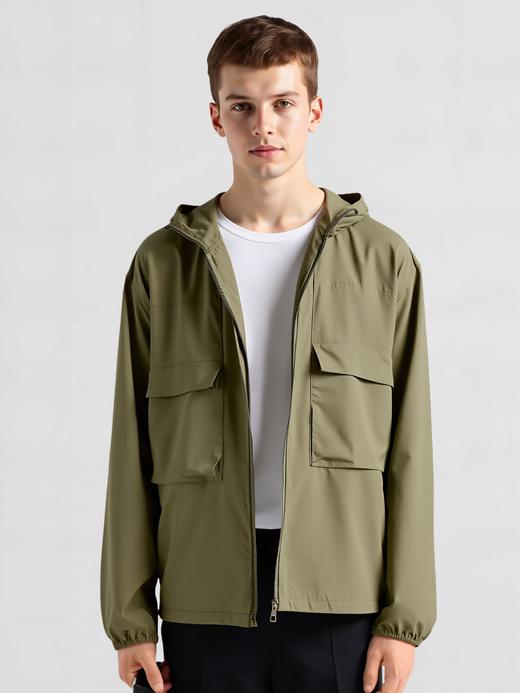 佐丹奴男装25年新款防紫外线防泼水四面弹力风衣外套01075005 商品图2