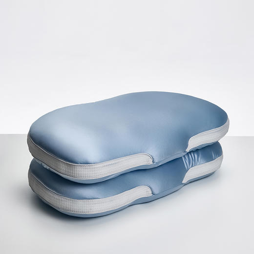 自然醒丝光绵豆枕单人云朵释压深睡枕头睡觉免压助睡眠枕芯异型护颈椭圆成人分区XK 商品图5