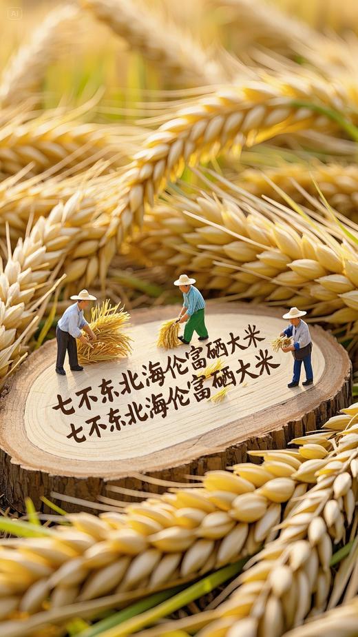 2024年七不东北海伦富硒大米10斤  硒都海伦黑土寒地香稻 七不水稻大米 心法农业 福田心耕恭献 商品图2