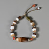 美拉德色系西亚高古缠丝玛瑙手串 商品缩略图0