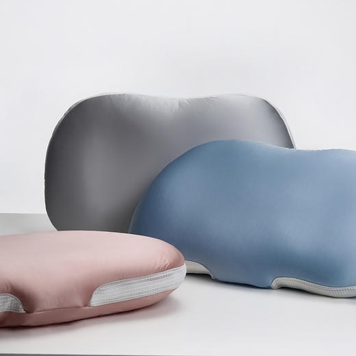 自然醒丝光绵豆枕单人云朵释压深睡枕头睡觉免压助睡眠枕芯异型护颈椭圆成人分区XK 商品图3