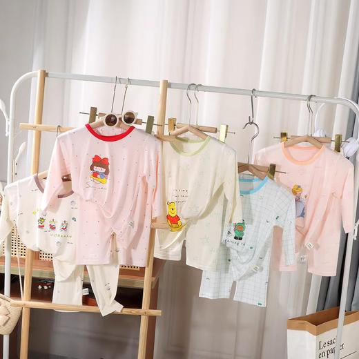 【25.9元/套起】儿童家居服春夏韩版儿童七分袖莫代尔睡衣套装薄款天丝儿童空调服 商品图0