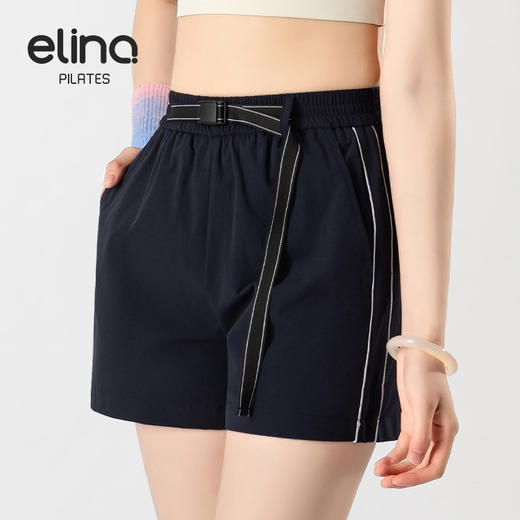 一恋•普拉提 2025春夏新款户外速干运动裤宽松薄款五分裤EML6189 商品图5