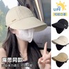 【买1送1 加送口罩】 网红同款渔夫帽女2025新款遮阳防晒帽大头围防紫外线鸭舌帽 商品缩略图1