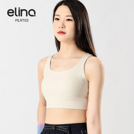 一恋•普拉提 2025春季新款裸感细肩带健身瑜伽服高强度瑜伽背心EJY966 商品图5