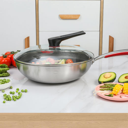 康巴赫 316三层钢炒锅套装32cm CHC32A3 商品图2