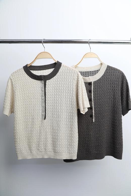 LPIUTY品牌直发！天丝亚麻针织短袖 B0161012 商品图14