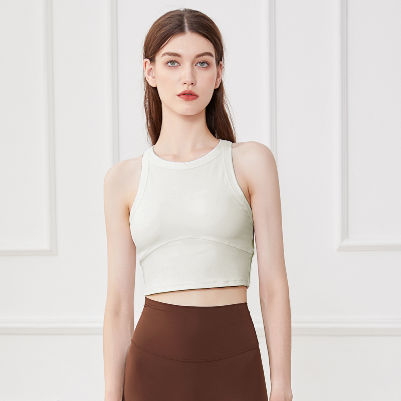 哈瓦塔U领裸感舒适背心H320121