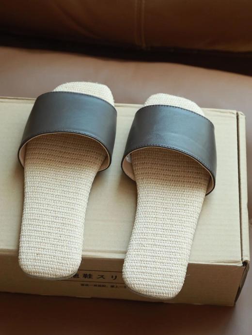 LPIUTY品牌直发！羊皮亚麻拖鞋 B032048 商品图9