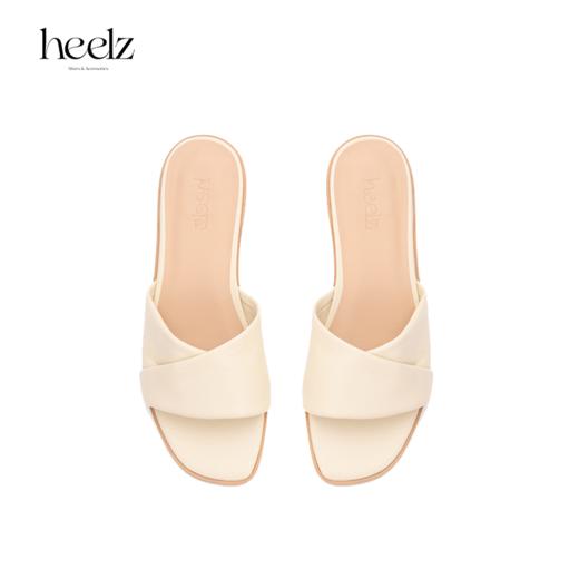 heelz设计师手工鞋履 ｜翻折艺术羊皮拖鞋2公分 商品图2