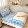 【单品床笠】水洗棉格纹床笠床笠纯色全棉床单简约 商品缩略图11