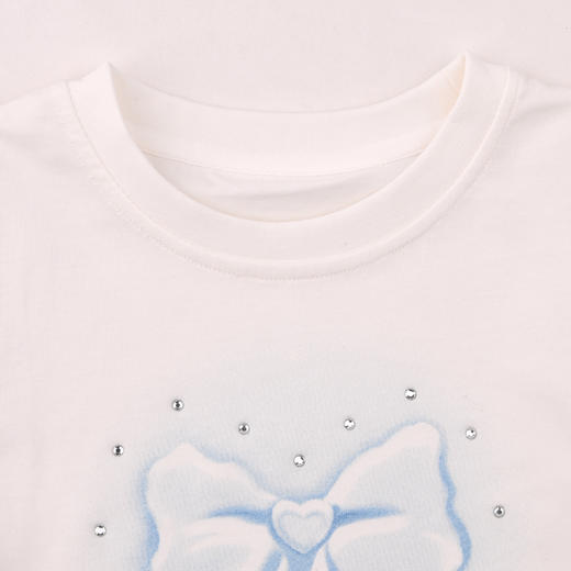 棉果果夏季商场专柜同款女童短袖T恤M222140225302 商品图2