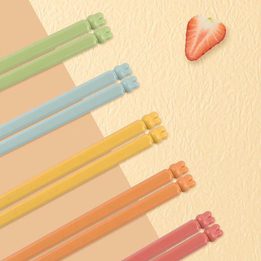 康巴赫 吉兔五色分食合金筷（5双装）KH-JKJT01 KH-JKJT01 商品图1