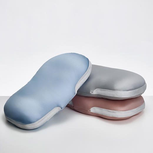 自然醒丝光绵豆枕单人云朵释压深睡枕头睡觉免压助睡眠枕芯异型护颈椭圆成人分区XK 商品图2