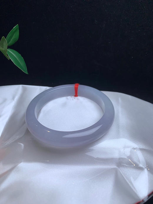 612614，59.4 紫罗兰正圈手镯，整圈带紫底，底子均匀细腻 商品图4