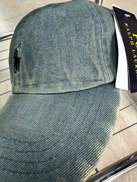 原单正品拉夫劳伦牛仔帽，你们都拥有了吗，速度来章若楠同款牛仔棒球帽子水洗做旧软顶鸭舌帽百搭显脸小，情侣款男女都好带。头围可调。
亏本清货特价 商品图9