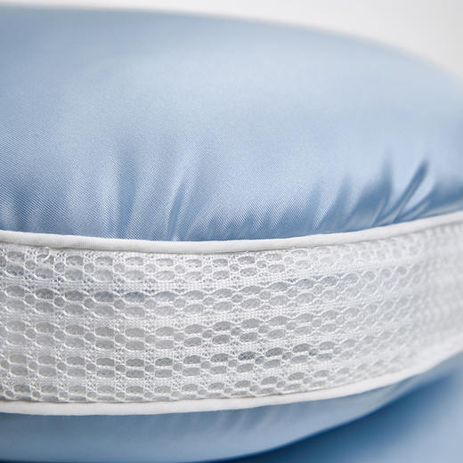 自然醒丝光绵豆枕单人云朵释压深睡枕头睡觉免压助睡眠枕芯异型护颈椭圆成人分区XK 商品图7