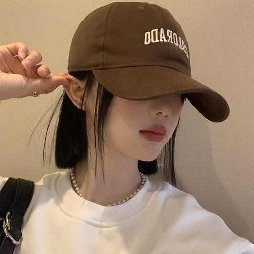 买1送1 网红同款 句雅帽舍鸭舌帽帽子显脸小男女同款2025新款大头棒球帽 商品图2