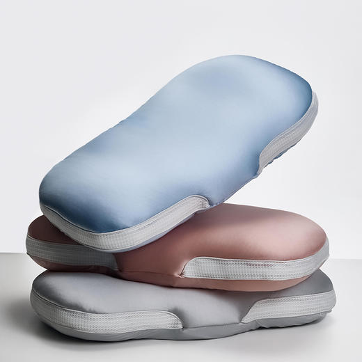 自然醒丝光绵豆枕单人云朵释压深睡枕头睡觉免压助睡眠枕芯异型护颈椭圆成人分区XK 商品图1