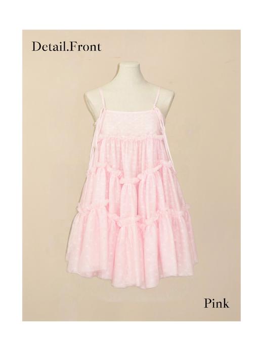 人鱼蕾丝吊带裙  蓝/粉 商品图2