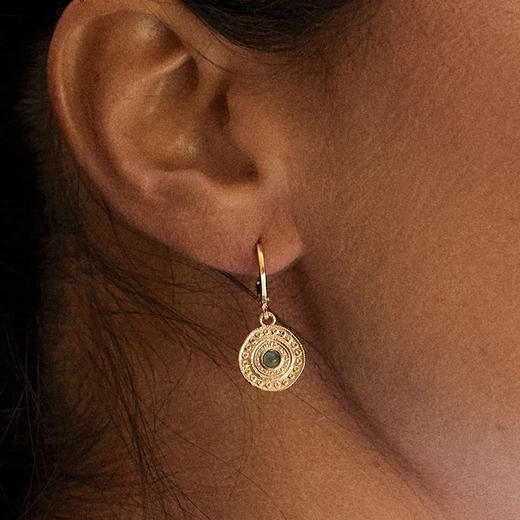 在途4周到｜Agapee-Alba-东陵石 吊坠 耳环［法国设计师］ 商品图0