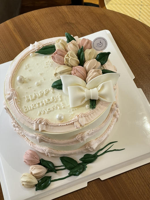 奶油霜裱花花束奶油蛋糕 商品图0