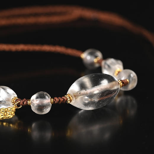 西亚高古白水晶项链 商品图3