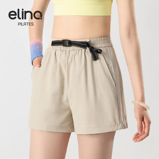 一恋•普拉提 2025春夏新款户外速干运动裤宽松薄款五分裤EML6189 商品图7