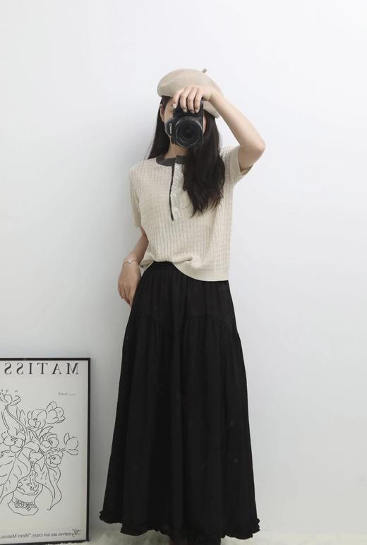 LPIUTY品牌直发！天丝亚麻针织短袖 B0161012 商品图2