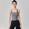 【3~5天发货】跃牌【美度空间】系列 NUF运动内衣女带胸垫工字背心紧身显瘦健身透气上衣WX52007 商品缩略图0