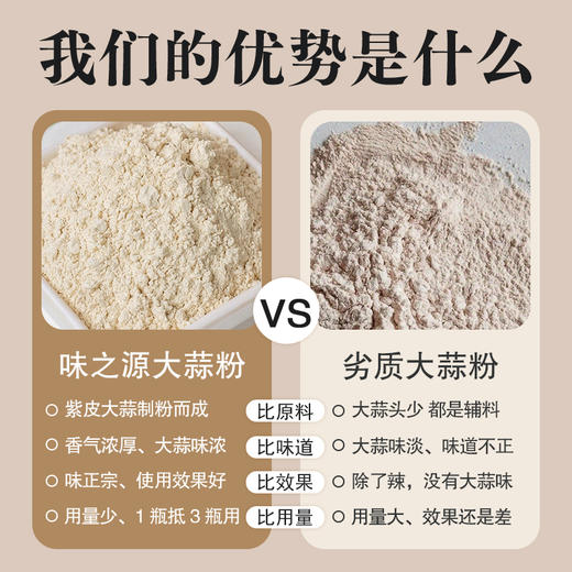 【味之源】大蒜粉548g/瓶 商品图3