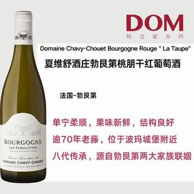夏维舒酒庄勃艮第桃朋干红葡萄酒  Domaine Chavy-Chouet Bourgogne Rouge " La Taupe"