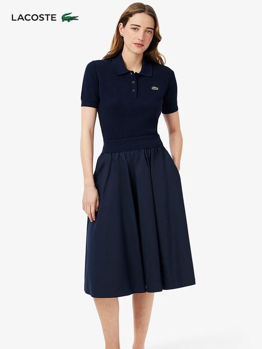 【9.5折】5楼LACOSTE法国鳄鱼 女款连衣裙EF9481-10吊牌价1990活动价1890 商品图0