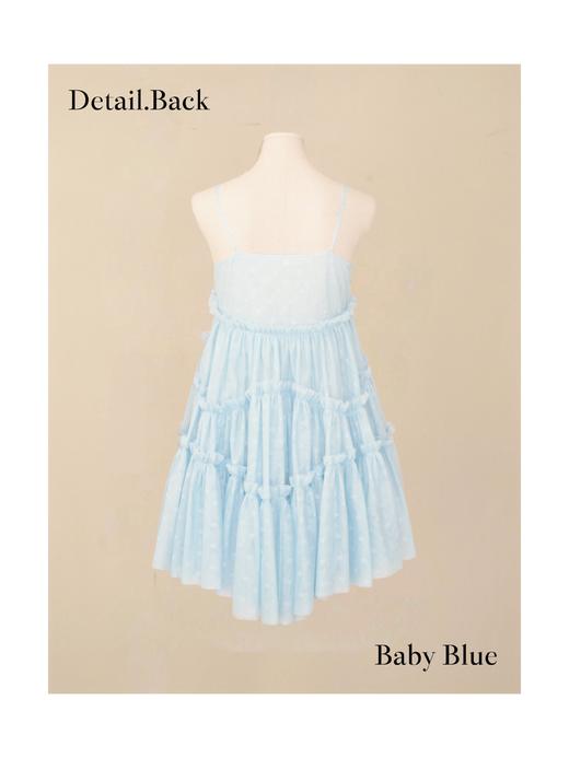 人鱼蕾丝吊带裙  蓝/粉 商品图5