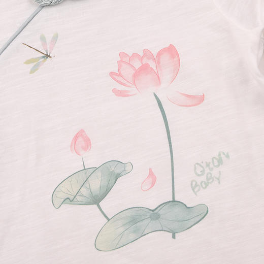 棉果果夏季商场专柜同款女童国风清新国风T恤M222140225292 商品图3